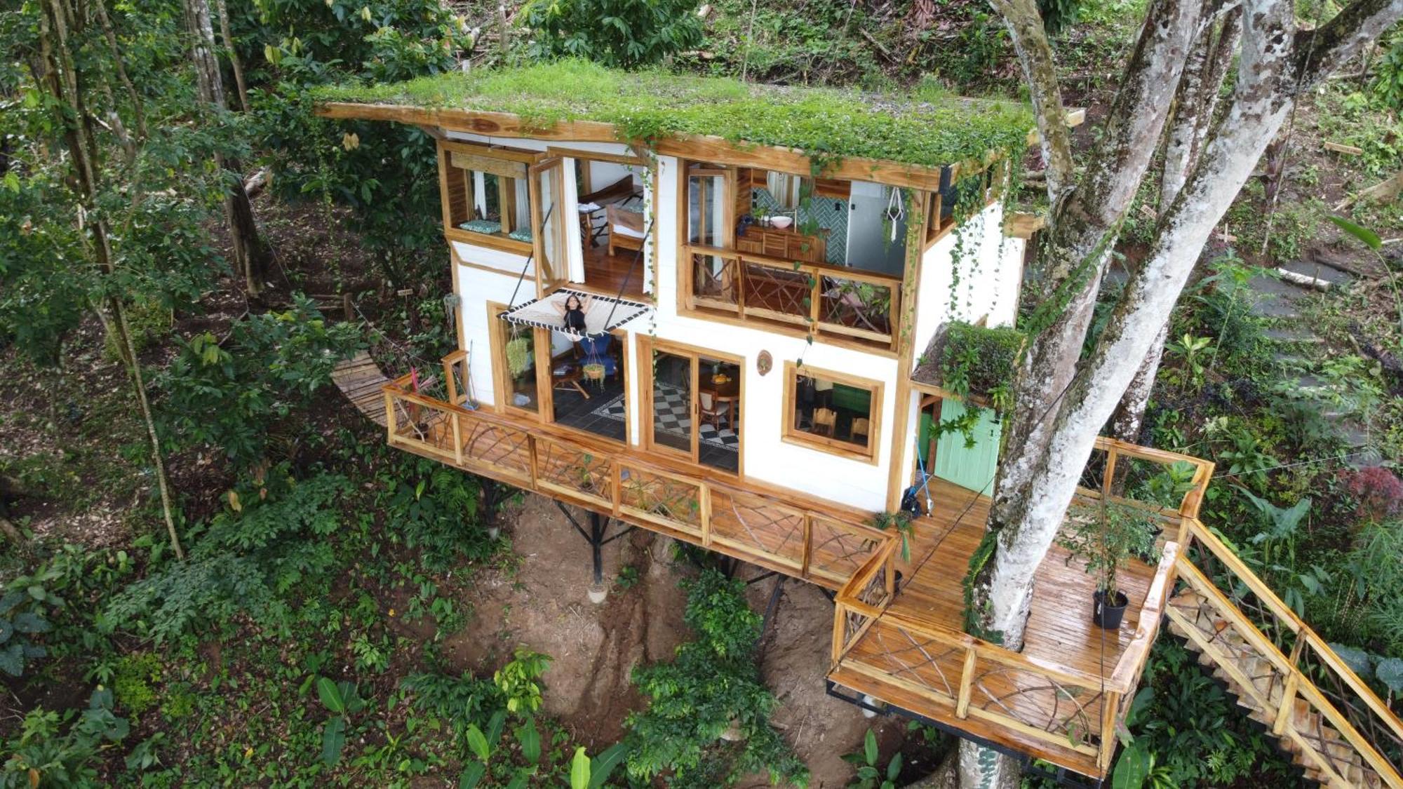 Jungle Spirit Treehouse Vila Cahuita Exterior foto